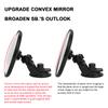Universal Interior Rear View Mirror 360 Degree Adjustable Baby Rearview Mirror With Suction Cup Wide-angle Auto Accessories