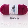 Large Skein 5-Ply Milk Cotton Yarn: Luxurious Plush for Doll Making & Seat Cushions, Available in 80 Colors