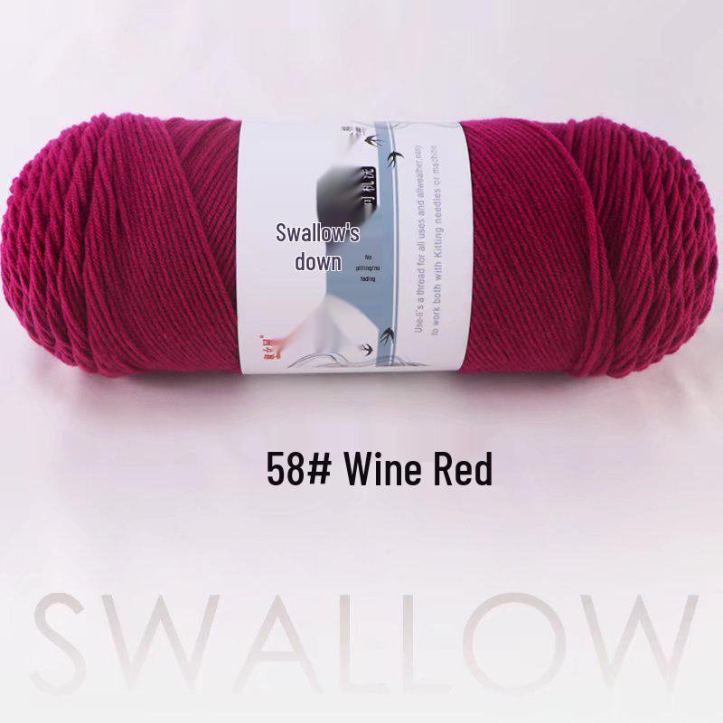 Large Skein 5-Ply Milk Cotton Yarn: Luxurious Plush for Doll Making & Seat Cushions, Available in 80 Colors