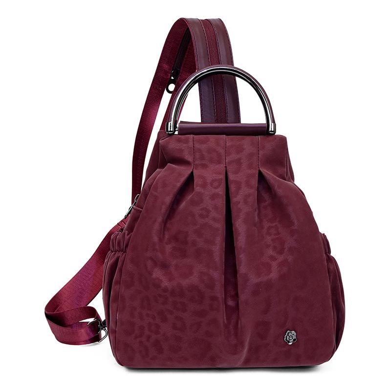 

Модный для поездок на работу, Высококлассный, Большой вместимости, Повседневный для путешествий, Двуплечный, Одноплечный, Ручной водонепроницаемый мешок бордовый