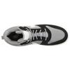 Nike Court Borough Mid Premium Argento Opaco Nero Scarpe da Ginnastica da Uomo Vela 844884-005
