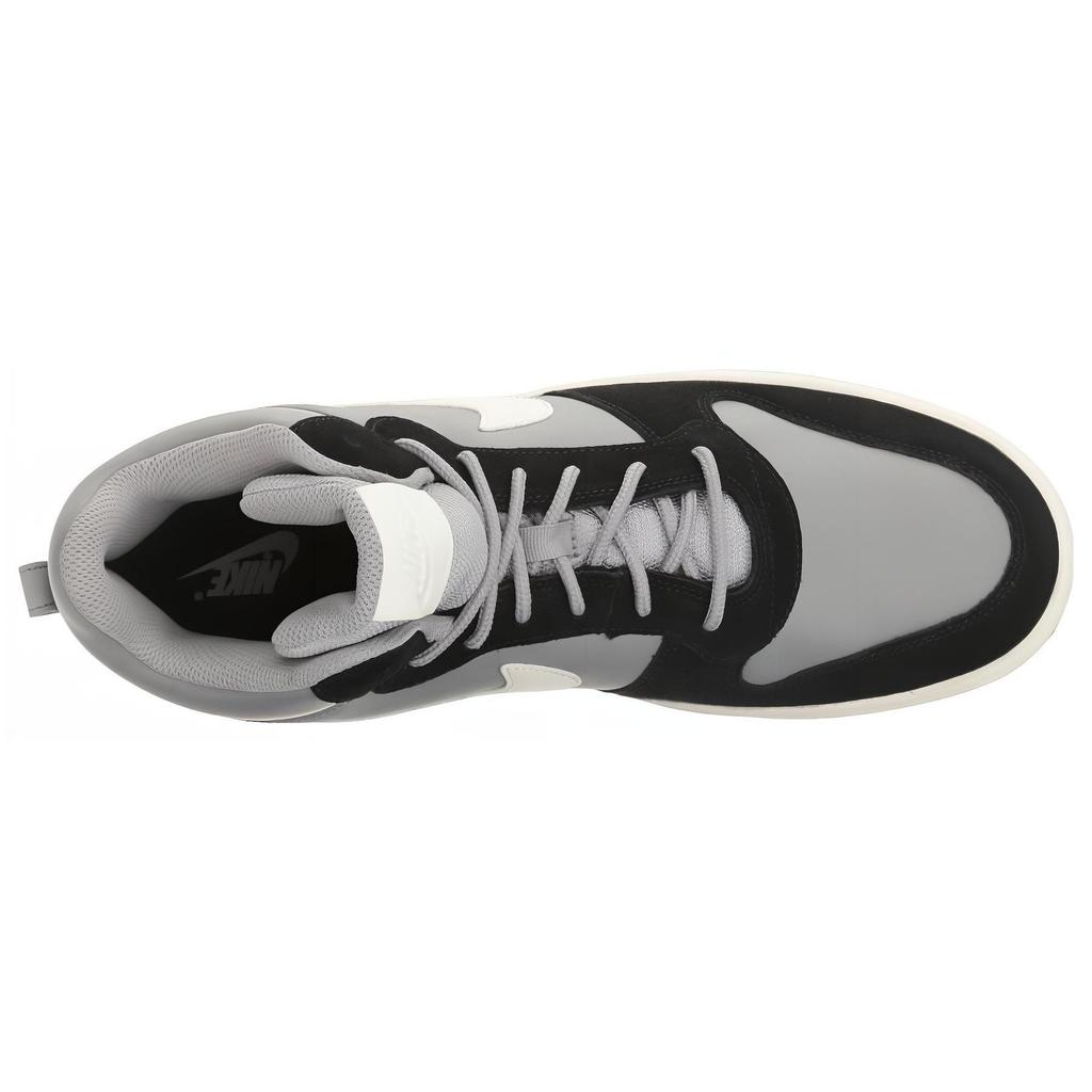 Nike Court Borough Mid Premium Argento Opaco Nero Scarpe da Ginnastica da Uomo Vela 844884-005