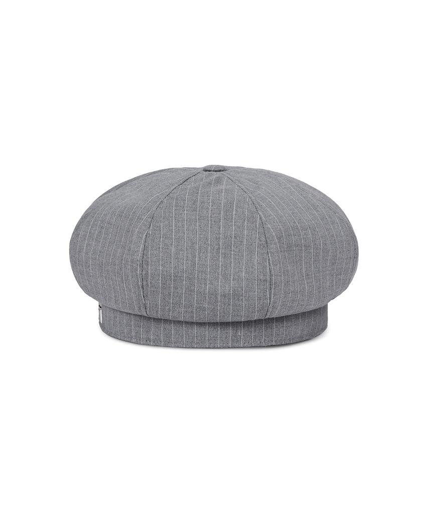 Bajal Va Cubic Stud Octagon Beret Gray