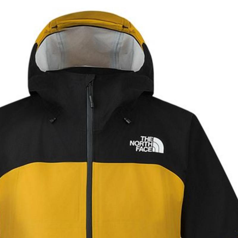 THE NORTH FACE Hiking And Mountaineering Breathable, Waterproof And Windproof Windbreaker Jacket Men's Yellow/Black NF0A8AMZ-5M0
