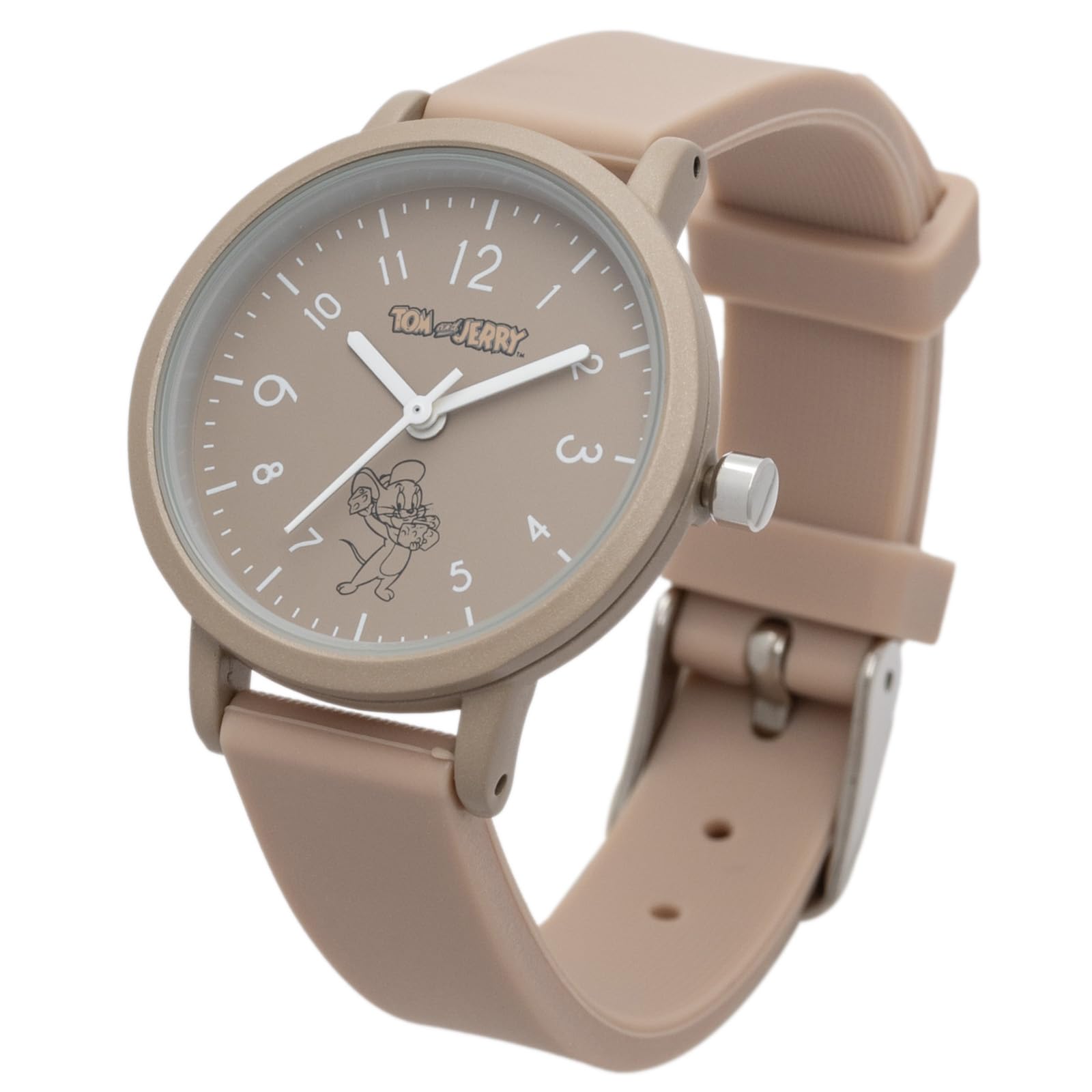 

[Fieldwork] Женские часы Tom and Jerry Analog Silicone Belt Line Art Rubber Watch Jerry Beige TAJ005-1