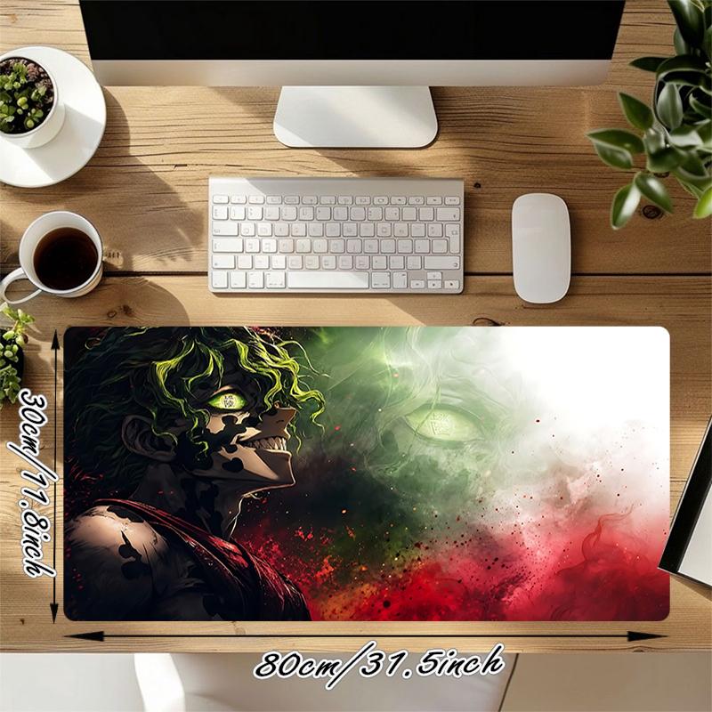 1Pc Dark Fantasy Warrior Gaming Mouse Pad Keyboard Desk Mat Non-slip Rubber Lock Edge Waterproof Computer Mousepad for Office Home Decor S1261