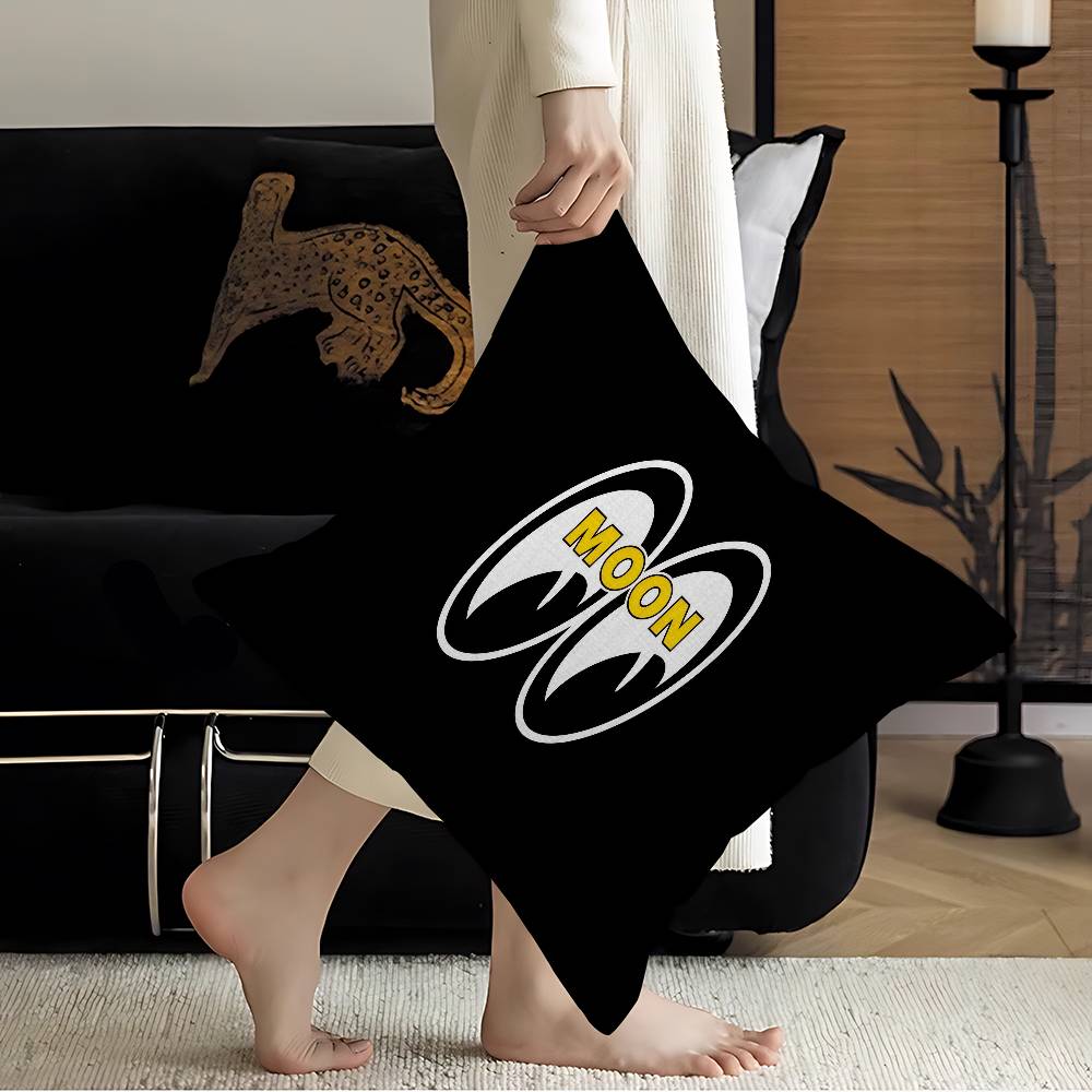 M-Mooneyes Pillow Cover for Bedroom Room and Living Room Sofa Decorative Cushion Cover