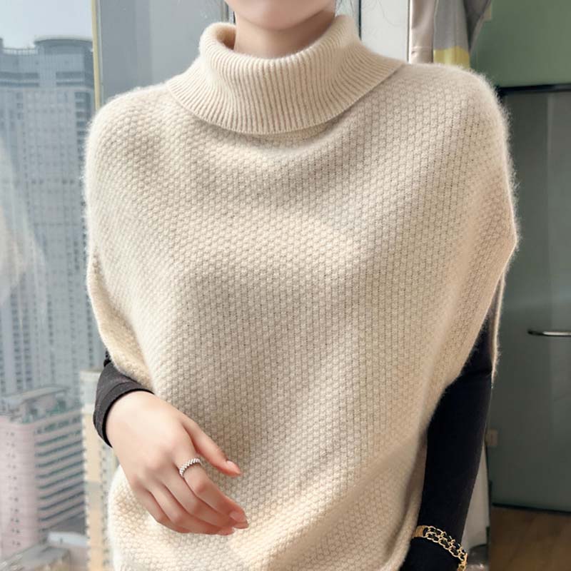 

Жилет для женщин Хлопок Осень Зима Без рукавов Топы Вязаный жилет свитер Оверсайз Утепленный жилет XXXXL бежевый