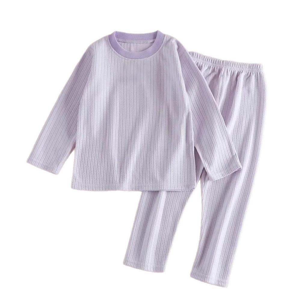 Children's Home Clothes Suit 2026 Autumn and Winter New Style De Jong Fine Woven Autumn Clothes and Long Trousers