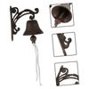 Weatherproof Cast Iron Door Bell Metal Wall Mounted Bell Vintage Doorbell  Garden Decor