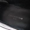 LOUIS VUITTON loafers Square toe leather penny loafers with logo leather 35.5 Used