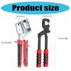 Multifunctional Metal Bolt Crimping Pliers Punch Lock Tool for Professional Drywalls and Plasterboard Craft Projects