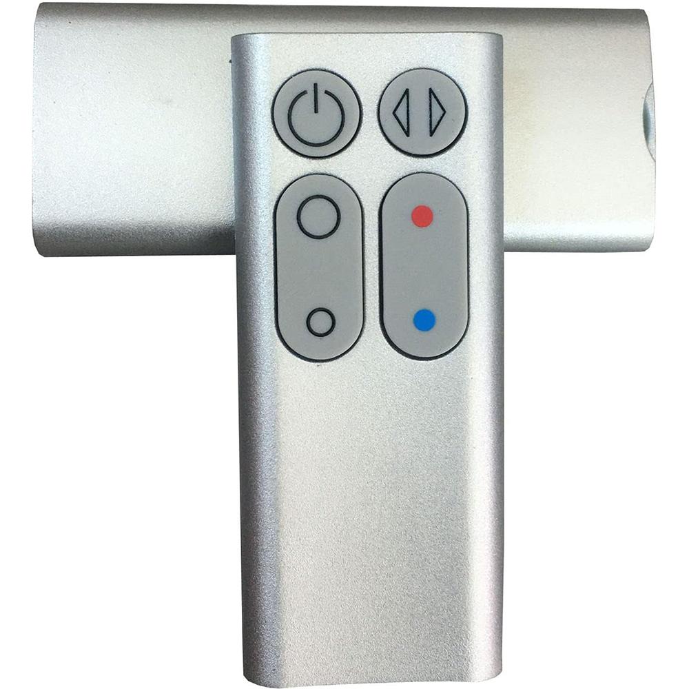 Horkovzdušný a chladnovzdušný ventilátor s dálkovým ovládáním pro Dyson AM04 AM05, stříbrný