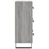 Vidaxl Cabinet, Sonoma Grey Oak, 69.5X34X90Cm, Wood-Based Material
