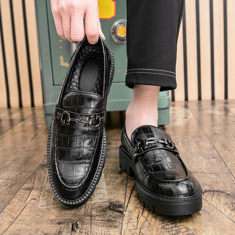Men's Business Dress Business Casual Leather Shoes Spring and Autumn Men's British Foot
