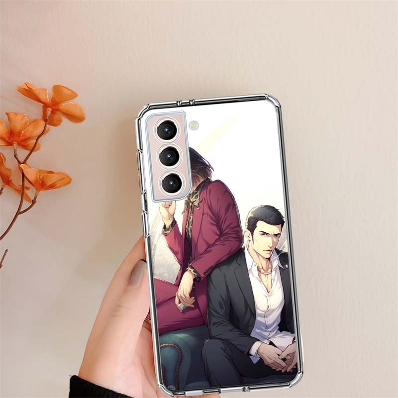Yakuza 0 Game Clear Phone Cases for Samsung S26 Ultra Galaxy S25 Edge S24 S23 FE S21 Plus S20 S22 S10 Cover Patterned Compatible