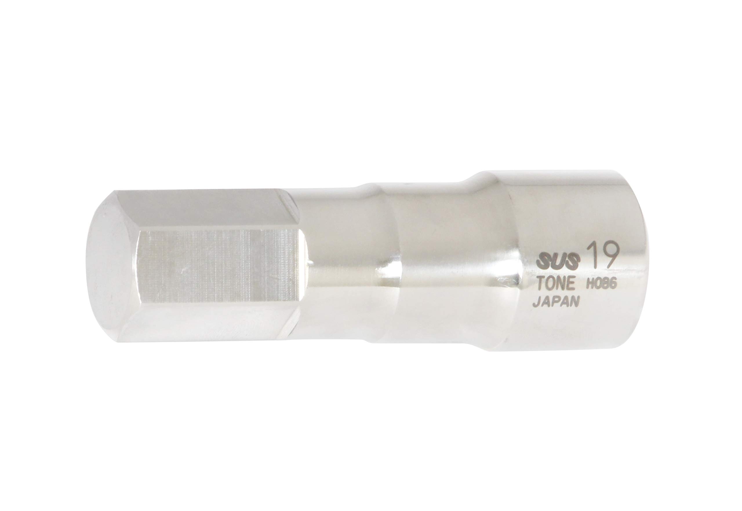 

Шестигранный ключ TONE SUS Угол привода Ширина под ключ 19 мм S4H-19 12,7 мм (1/2 )