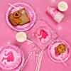 161CT Pink Babe Girl Happy Birthday Party Supplies Hot Pink Girl Party Decorations Tableware for 20 Guests for Baby Shower