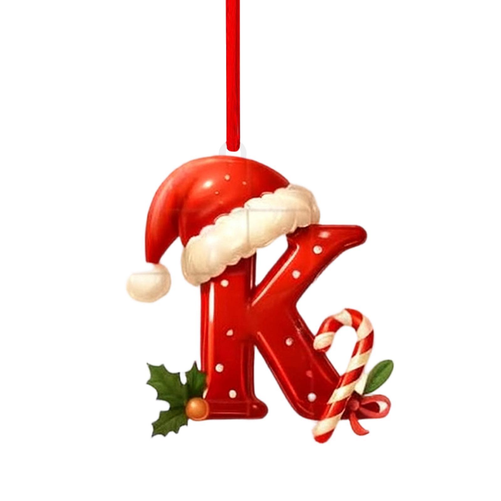 

26 Letter,Christmas,Ornaments,Acrylic,1