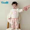 Baby Girls' Long-Sleeve Two-Piece Outfit