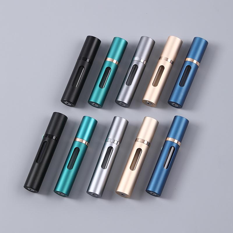 8ml Refillable Travel Perfume Bottle - Large Capacity Glass Spray with Bottom Filling