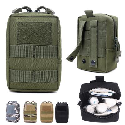 ספורט חיצוני Molle תיק פאוץ ניילון גברים חגורת מותן חבילת קרב אפוד EDC גאדג'ט ציד פאוץ קטן קמפינג ציוד טיולים