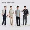 Joeone Men's Fade-Resistant 4-Way Stretch Straight-Leg Business Casual Pants
