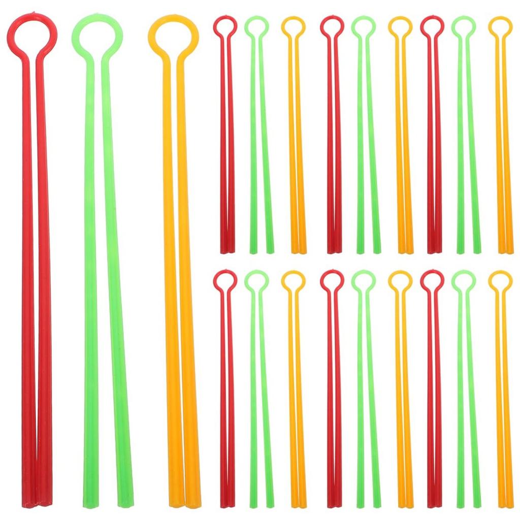 Hair Perm Rods for Natural Hairdressing Styling Plastic Long Barber Curling Rods Plastic Salon Tool Kit for Women 30 PCS