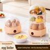 Multi-Functional Egg Cooker & Steamer: Compact, Anti-Dry Burn Design for Dorms & Homes - Perfect for Eggs, Custards, and Baby Meals