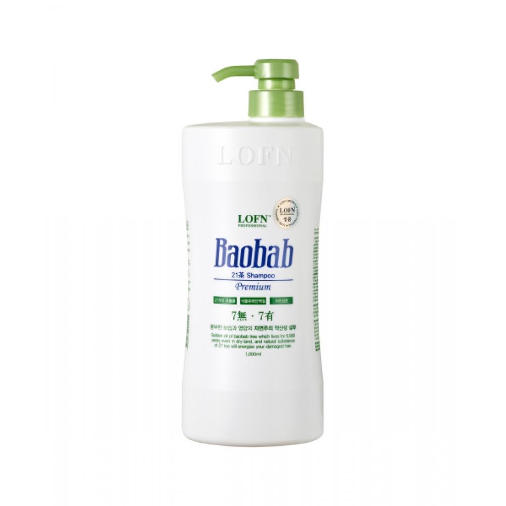 Lofn Baobab 21st Premium Mildly Acidic Shampoo  For Dry Normal Scalp  1000ml none