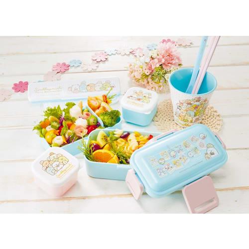 Skater Mini Sealable Storage Containers for Side Dishes, 130ml, Set of 2, Sumikkogurashi Atsumarundesu MO1WAG-A