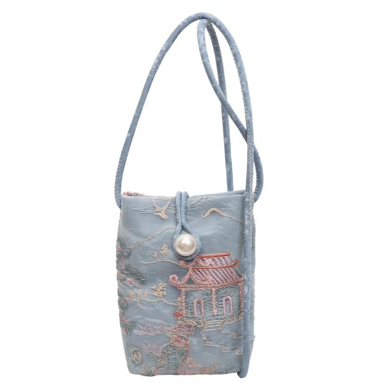 Chinese Fashion Small Crossbody Purse With Stitch Detailing For Summer Outfits