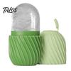 Ice Roller for Face, Silicone Ice Mold with Facial Massager, Pore Tightening Cold Compress Tool for Redness Relief, Portable Skincare Ice Cube Tray