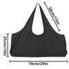 Multi-color Canvas Breathable Oversized Yoga Mat Carryall Tote Sling Carrier with Side Pocket Fitness Clothing Travel Carryall1pcs