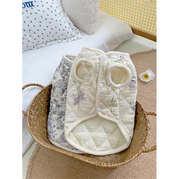 Pet Flying Sleeve Vest Pet Clothes Cotton Clothing Small Dog Cat Clothing Home Clothes Dog Jacket Puppy Clothes for Small Dogs