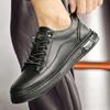 Men's No-Tie White Casual Sports Shoes - Autumn Soft Sole Fashion Sneakers
