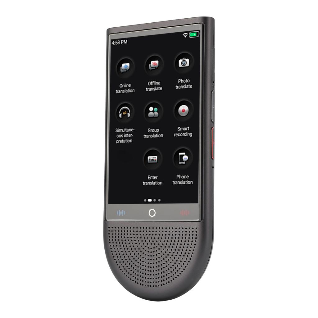 AI Smart Translator 4in Touchscreen 1GB 16GB Real Time 2 Way Translation 138 Languages Online Translation Portable