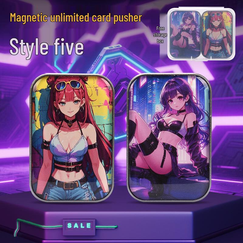 Aluminum EDC Push Card Fidget Toy