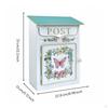 Wall Mounted Mailbox Embossed Easy to Mount for Entrance