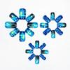 Van Gogh Series: Medium-Length Blue Night Sky False Nails (24 Pieces)