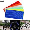 5 Pieces Bicycle Reflective Tape Bike Reflective Stickers Crack Resistant High Reflective Index Highly Reflective Material