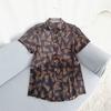 Mulberry Silk Men's Shirt New Arrival Tang Qi Counter Genuine Goods Heavy Weight Silk Men's Shirt T-shirt
