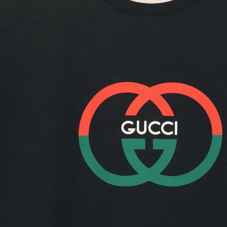 Gucci Logo Printed Crewneck T-Shirt 771758-XJF68-1152