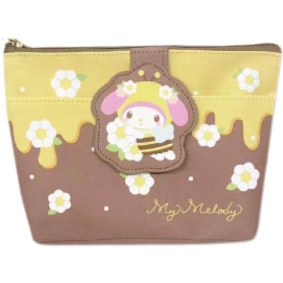 Hatakeyama Shoji Sanrio Multi-Pouch with Pocket Honeybee My Melody Approx. H13×W20cm 33203292 B0FDGPD2RC