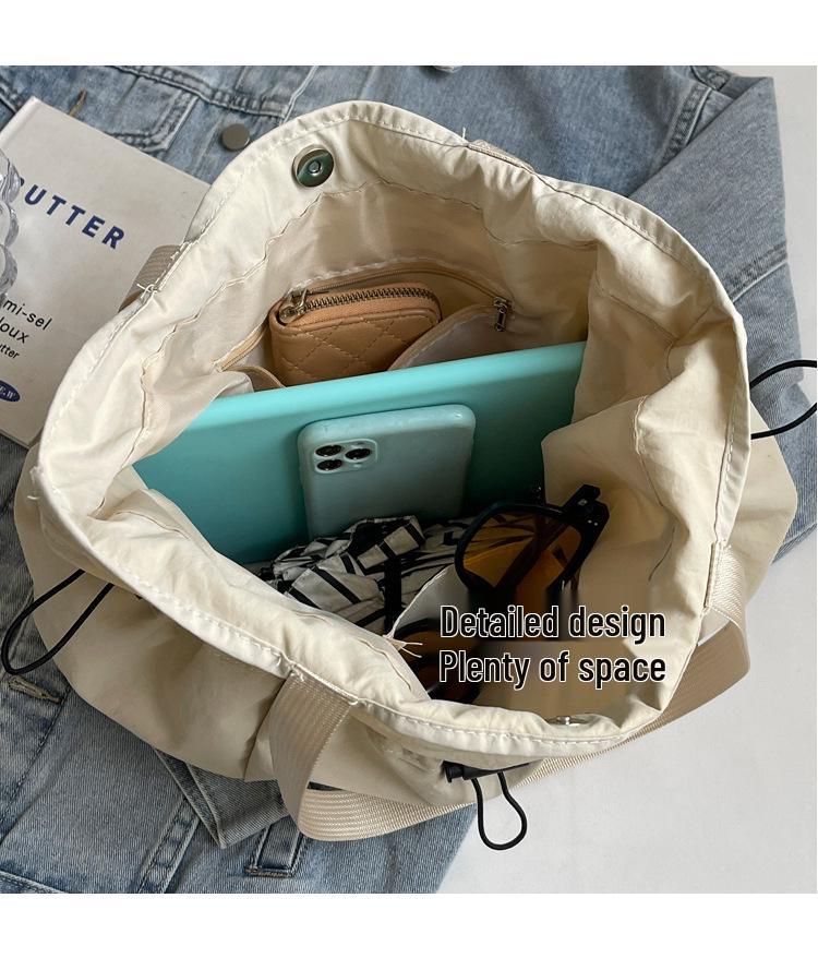 Ruiying Large Capacity Nylon Tote Bag for Women - 2025 Casual High-End Shoulder Bag