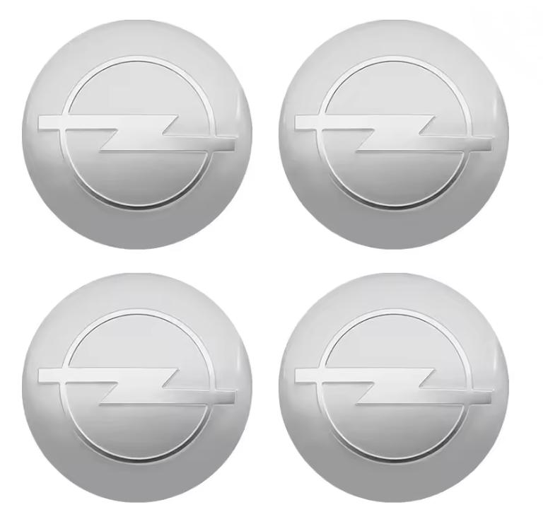 4 Stück 60mm Auto Radnabenkappen ABS 3M Klebstoff Kratzfest Für Opel Astra j Insignia Astra g Corsa Zafira b Mokka Vivaro Meriva