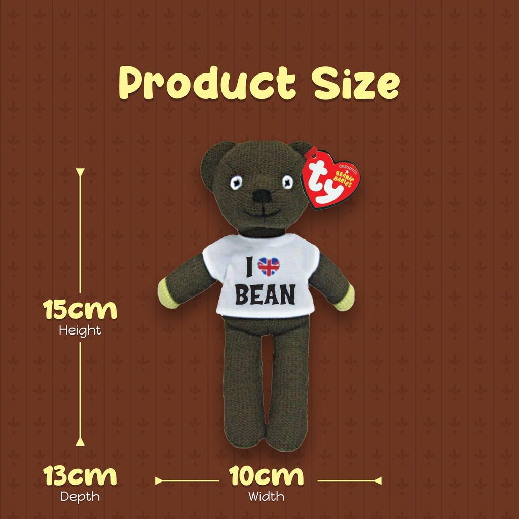 Ty Beanie Babies I Love Mr Bean T Shirt Teddy Uk Exclusive