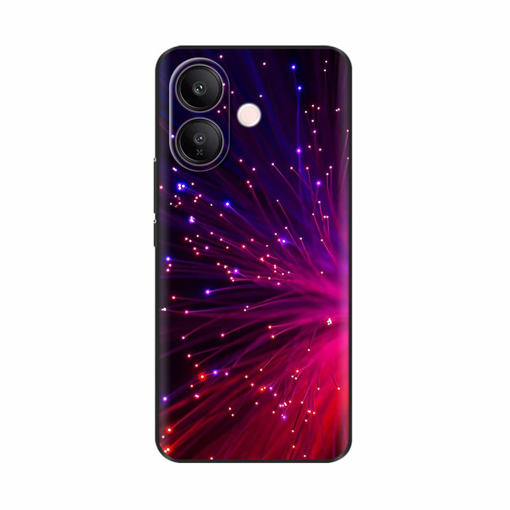 For Vivo V60 Lite 5G Phone Case Soft Matte Silicone Cover Capa For Vivo V60 Lite V60lite Funda Cartoon Back Cover Cute Pattern