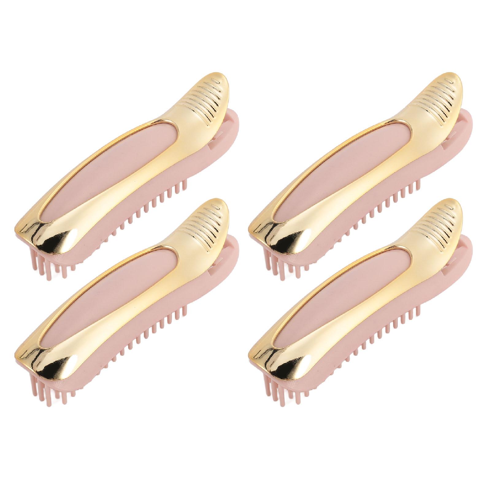

4 шт. Профессиональные зажимы для мгновенного приподнятия корней волос, для женщин и девочек, розовые розовый