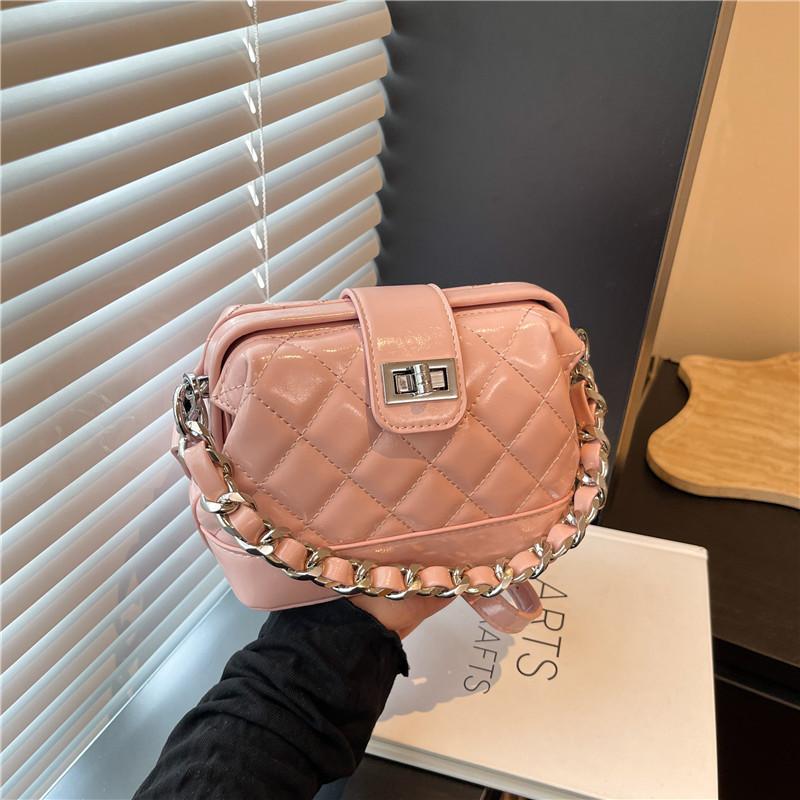 Trend diamond chain shell bag new high-end fashion shoulder bag women's bag